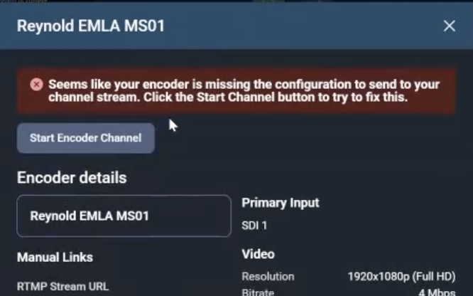 streamStart
