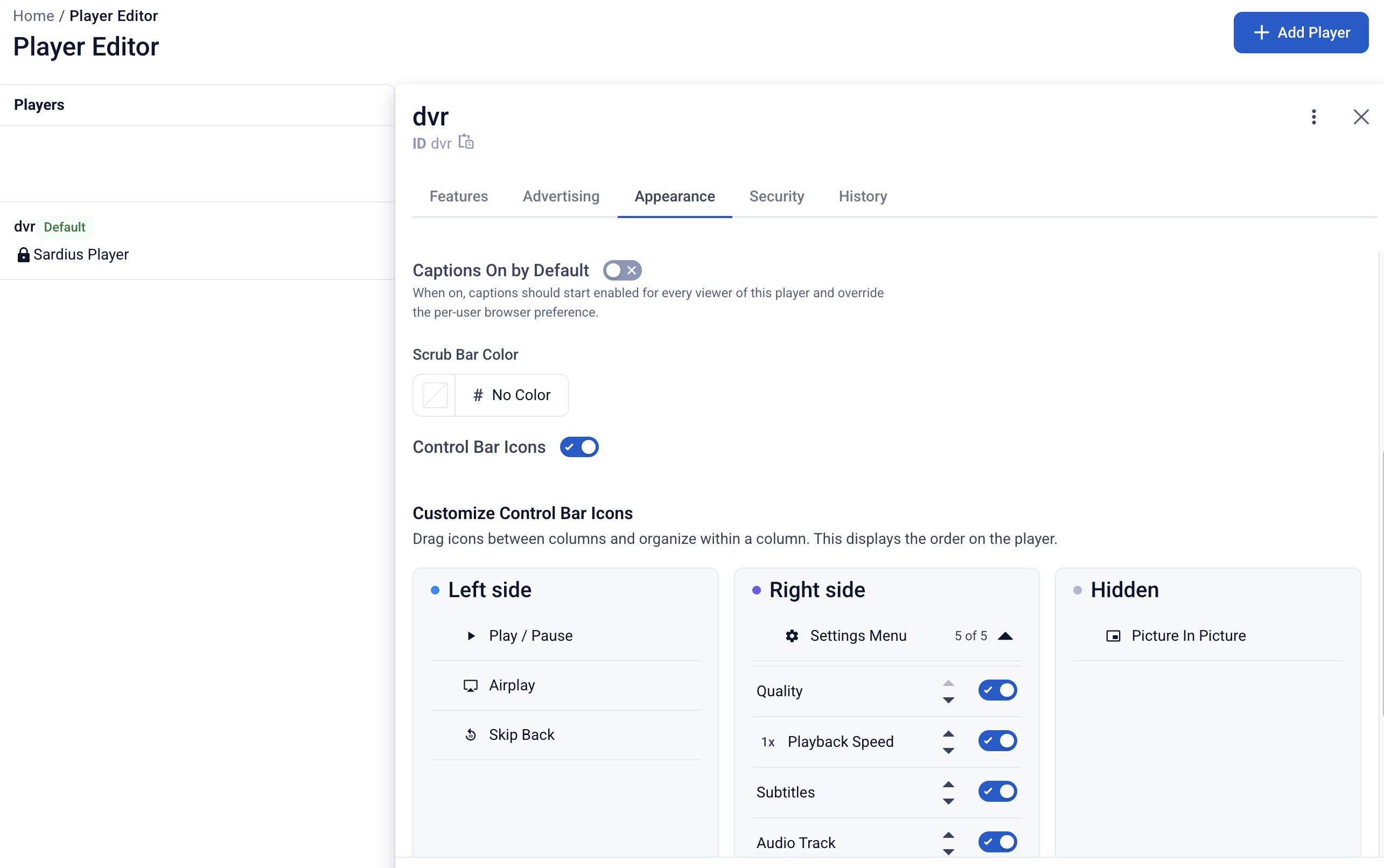 Player Appearance Editor