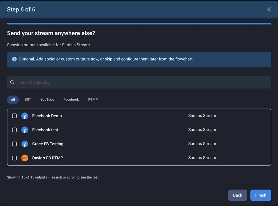 Add Outputs image