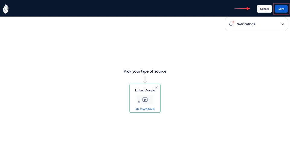 Linked Asset Saved