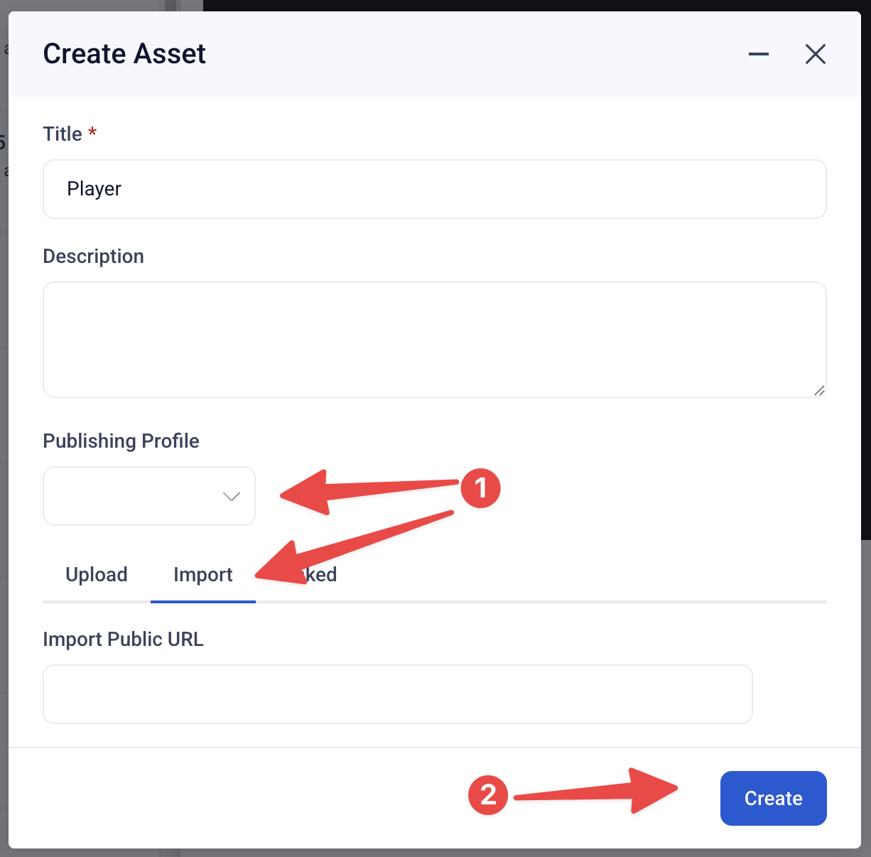 addAssetImport