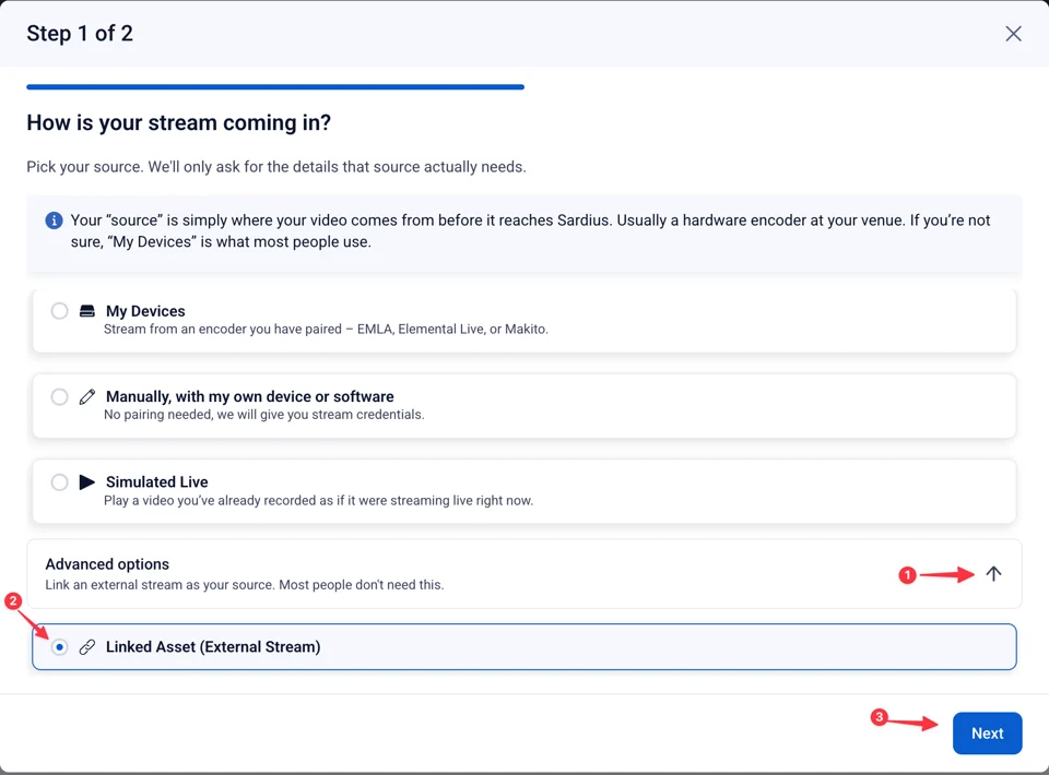 Select Linked Asset