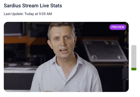 Stream Status - Player